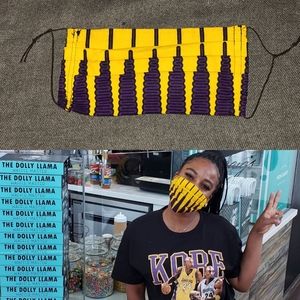 HAND-SEWN FACE MASK W/ FILTER POCKET